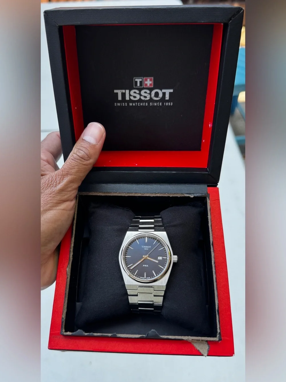Tissot Classic PRX 40mm T1374101104100 Blue Dial